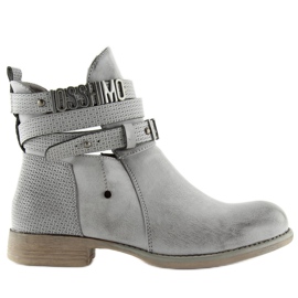 Cut Out Stiefel grau 302-PA grau 2