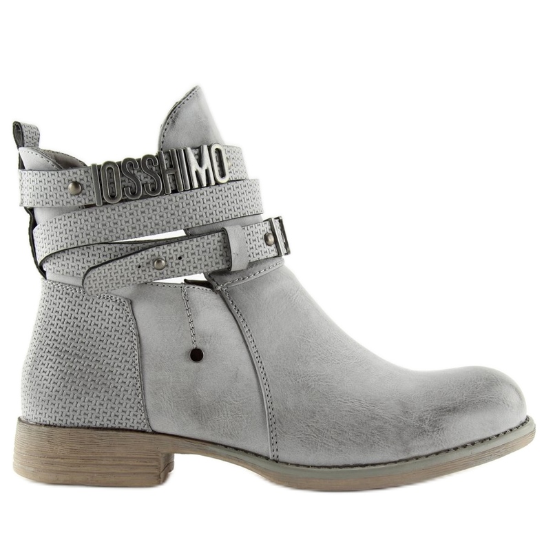 Cut Out Stiefel grau 302-PA grau 2