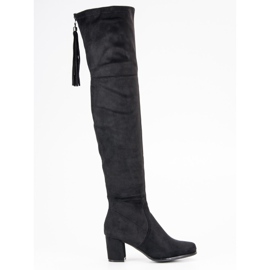 Filippo Wildleder-Musketiere auf einer Säule schwarz 1