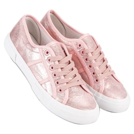 J. Star Rosa Schnürsneaker 1