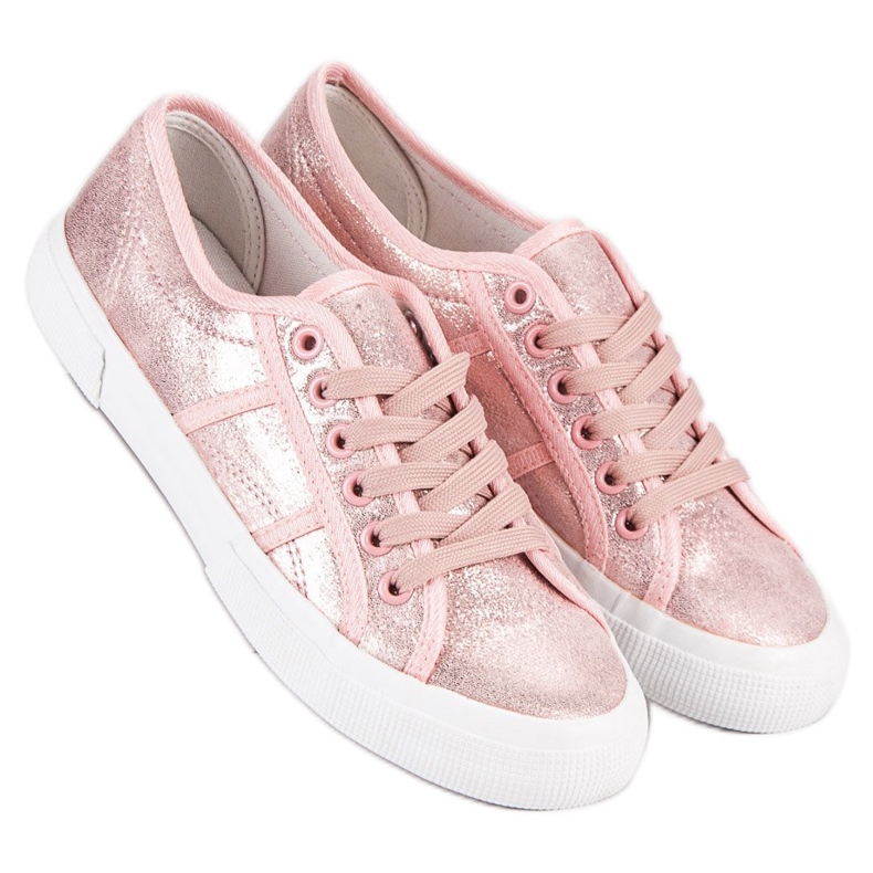 J. Star Rosa Schnürsneaker 1