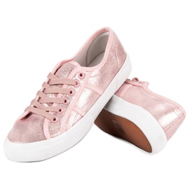 J. Star Rosa Schnürsneaker 2
