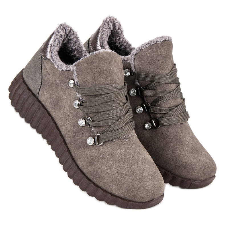 Kylie Wildleder Sneakers braun 1