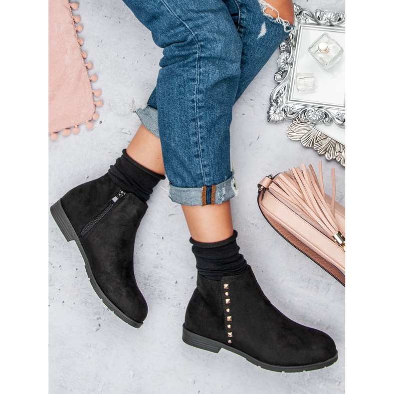 Seastar Damen niedrige Stiefel schwarz 2