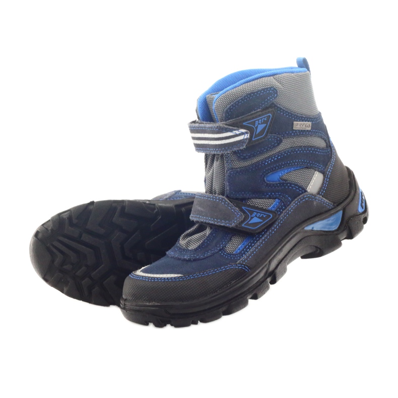 Membranstiefel Bartek 44673 blau grau marineblau 4