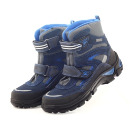 Membranstiefel Bartek 47673 blau grau marineblau 4