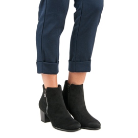 VINCEZA Wildlederstiefel schwarz 2