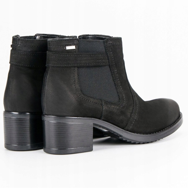 VINCEZA Chelsea-Boots aus Leder schwarz 2