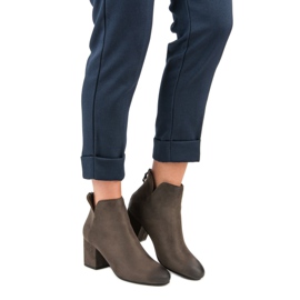 Wildleder-Stiefeletten von VINCEZA grün 1