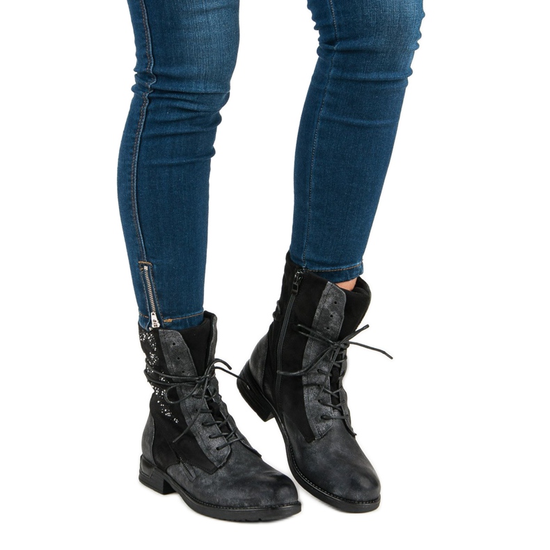 Kayla Modische Arbeiter schwarz 1