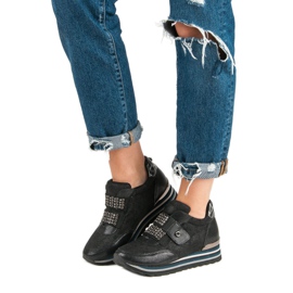 Aclys Stiefel Turnschuhe schwarz 1