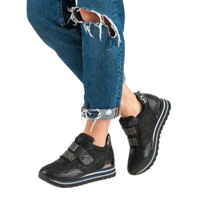 Aclys Stiefel Turnschuhe schwarz 2