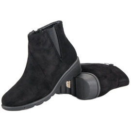 Kylie Wildleder Stiefeletten schwarz 2