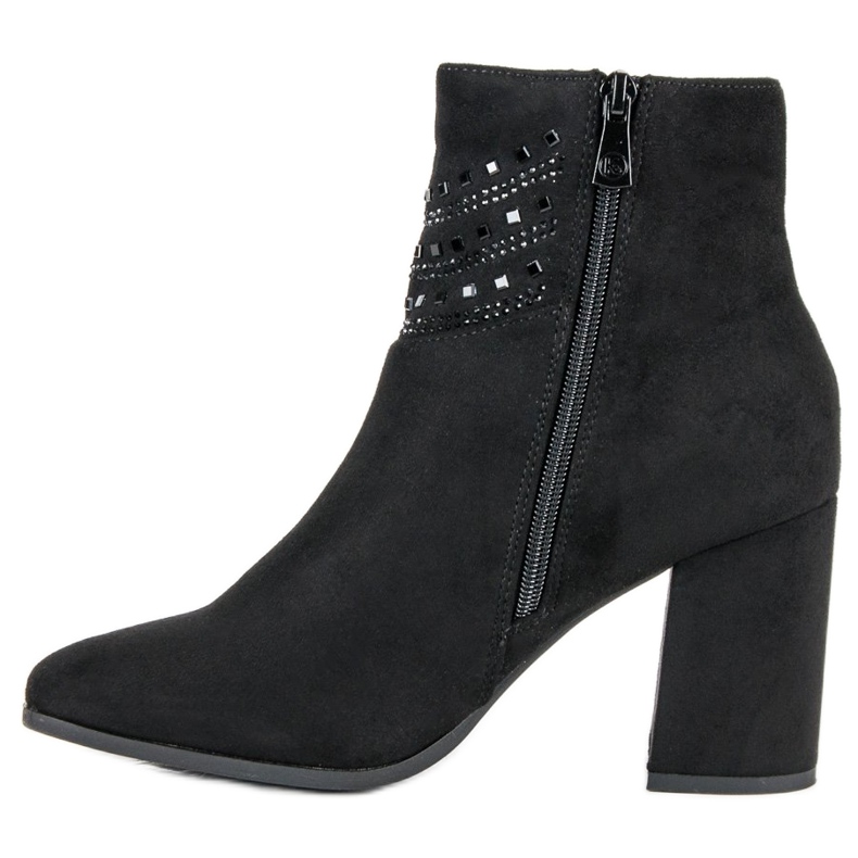 Kylie Elegante schwarze Stiefel 1