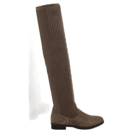 Braune Musketierstiefel BM102 khaki 1