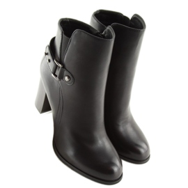 Schwarze High Heels 3974 Schwarz 2