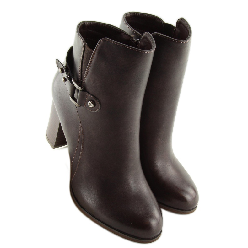 Braune High Heels 3974 Braun 2