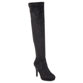 Small Swan Overknee-Stiefel schwarz 1