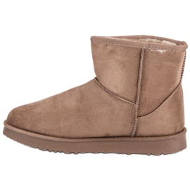 Kylie Schneeschuhe zum Hineinschlüpfen braun 1