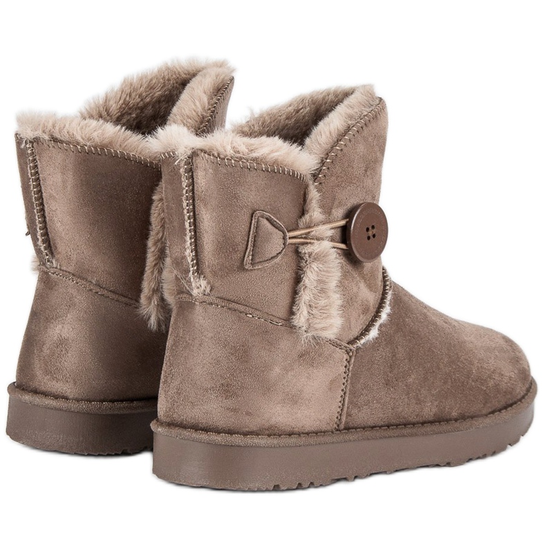 Kylie Wildleder Mukluki braun 2