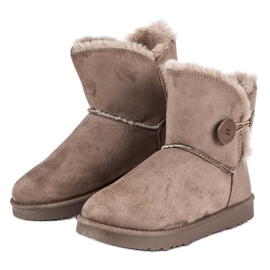 Kylie Wildleder Mukluki braun 1