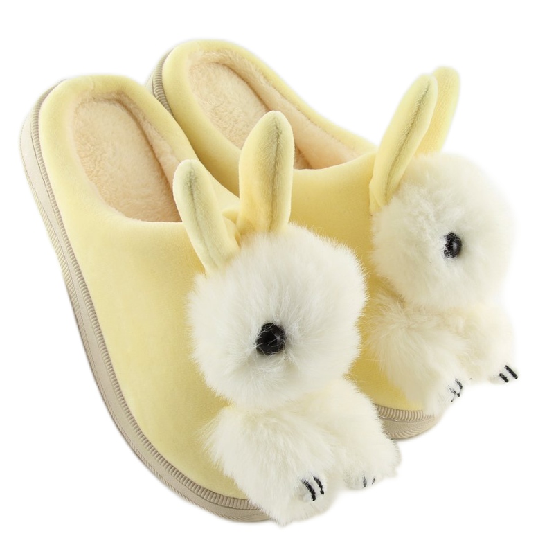 Gelbe Damenhausschuhe DD90 Beige 1