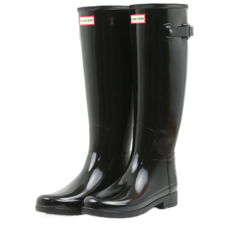 Hunter DAMEN ORIGINAL RAFFINIERTER GLANZ schwarz 5
