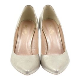 Espinto Metallic Pumps auf der Złote 456/72 Ferse golden 3