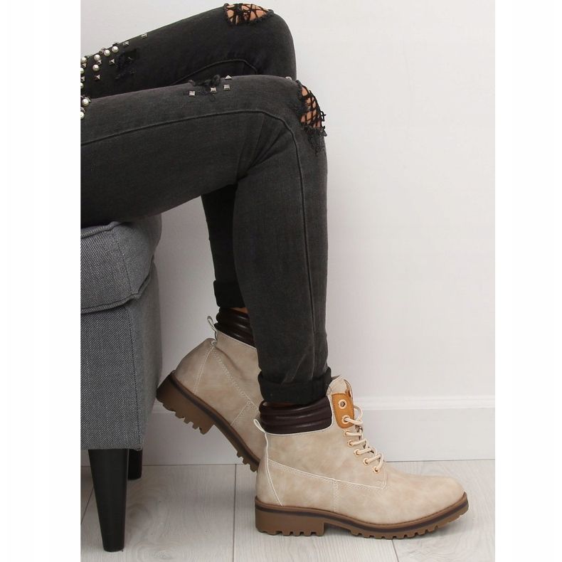 Timber Stiefel für Damen beige GD-ZN27 Beige 1