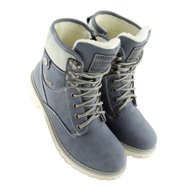 Isolierte blaue Holzstämme GD-TL01 blau 2