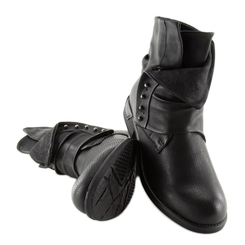 Schwarze Stiefel für Damen JA3153 Schwarz 1
