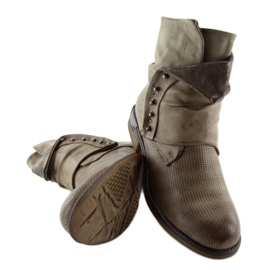 Damen khaki Stiefel JA3153 khaki 1