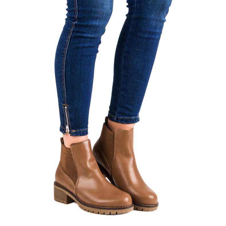 Chelsea-Stiefel braun 1