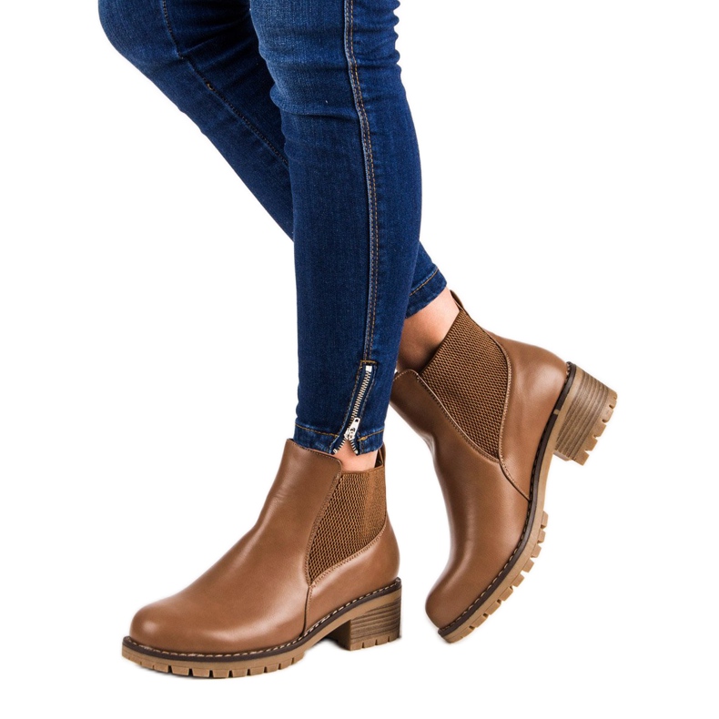 Chelsea-Stiefel braun 2