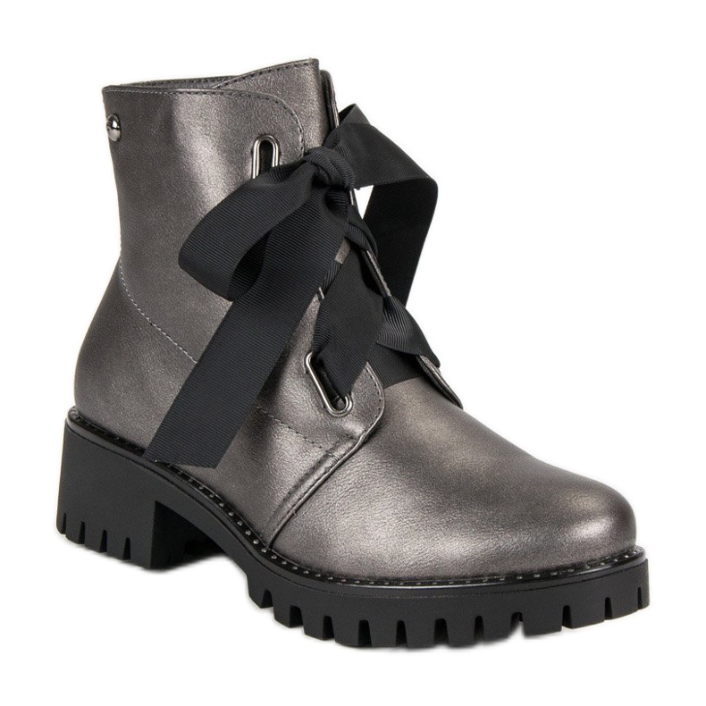 Filippo Warme Stiefel Arbeiter grau 1