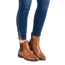 Filippo Lässige Chelsea-Boots braun 1