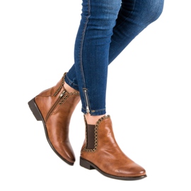 Filippo Lässige Chelsea-Boots braun 2