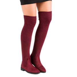 Modische Musketiere mehrfarbig rot 2