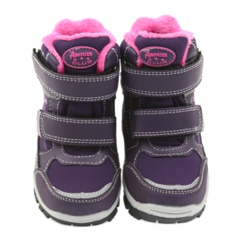 American Club American Boots Winterstiefel mit 3121 Membran lila 3