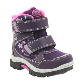 American Club American Boots Winterstiefel mit 3121 Membran lila 1