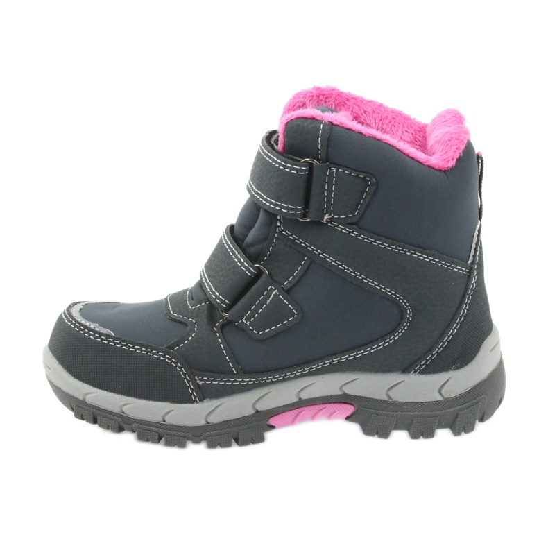 American Club American Boots Winterstiefel mit 3121 Membran grau rosa 2