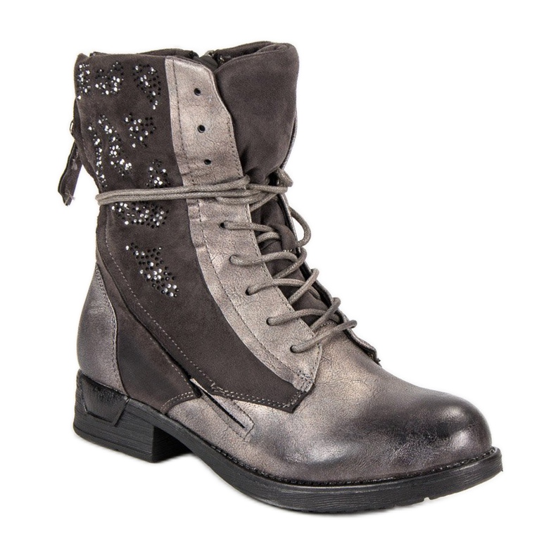 Kayla Modische Arbeiter grau 1