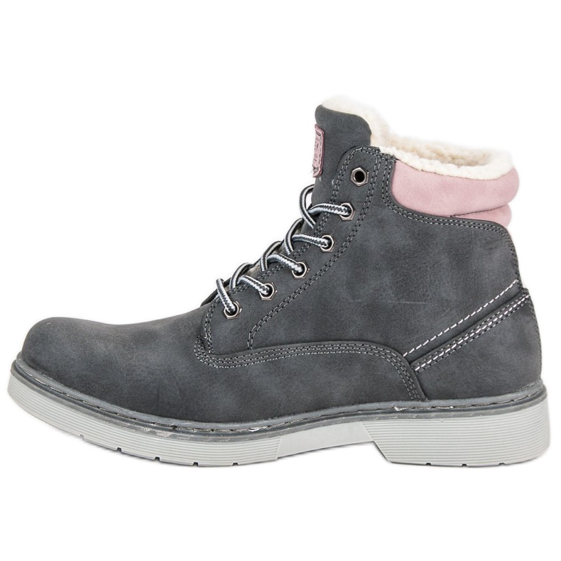 McKey Trapper mit Lammfellmantel grau 1