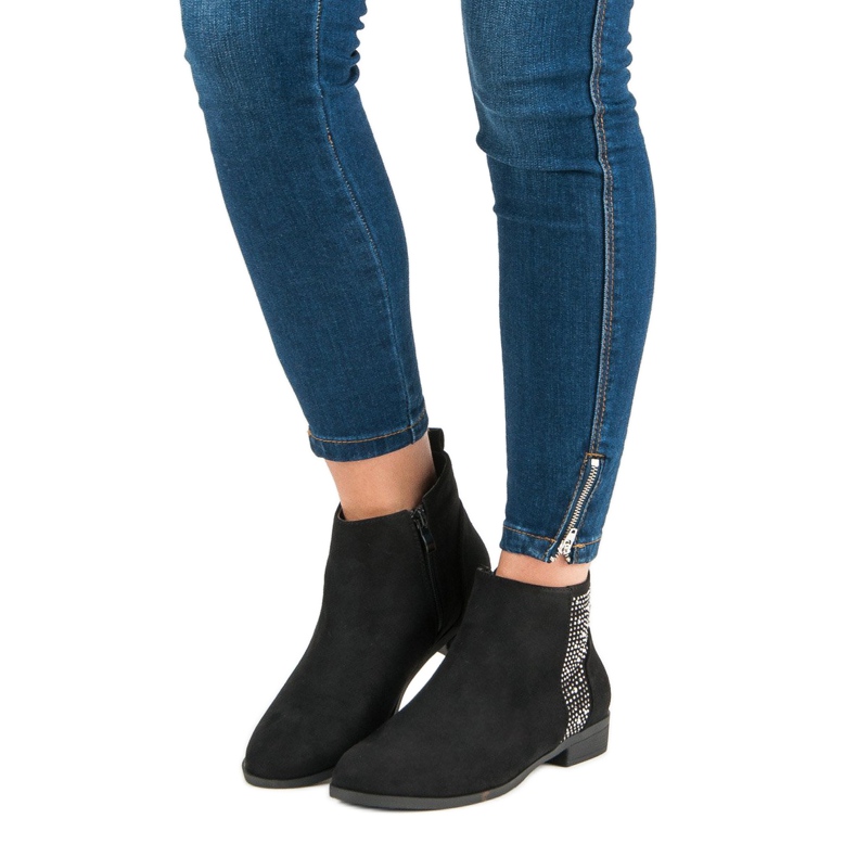 Sergio Todzi Elegante flache Stiefel schwarz 1