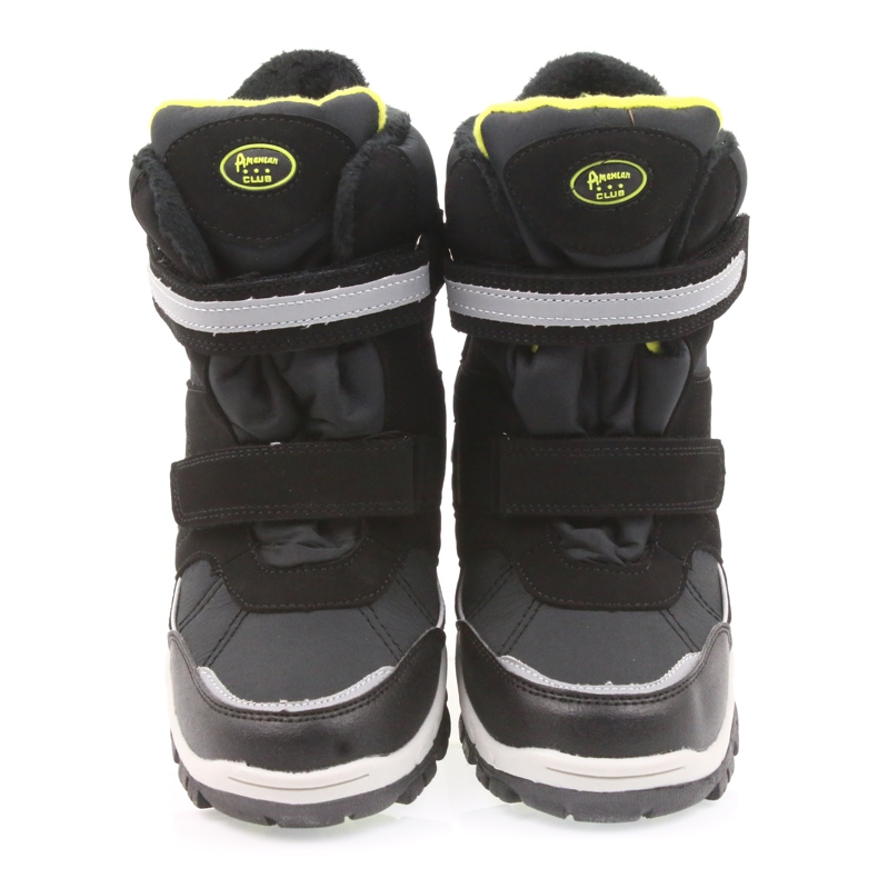 American Club Stiefel mit einer Membran American 1813 schwarz grün 3