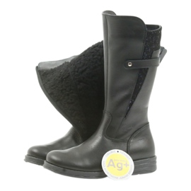 Ren But schwarze lange Stiefel 4371 marineblau 5
