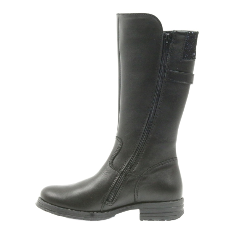 Ren But schwarze lange Stiefel 4371 navy blau 2