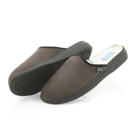 Befado Herrenschuhe Hausschuhe Gesundheit Hausschuhe 125m012 schwarz braun 4