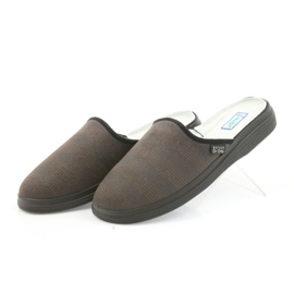 Befado Herrenschuhe Hausschuhe Gesundheit Hausschuhe 125m012 schwarz braun 3