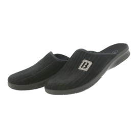 Befado Herrenschuhe Hausschuhe 548m015 schwarze Hausschuhe 4